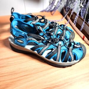 Keen Women's Sandals in Blue and Black